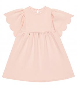 Хлопковое платье Chloé Kids, Pink  Washed Pink