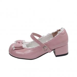 Туфли Мэри Джейн на массивном каблуке Women's VICTORIA&VERA, розовый