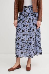 Хлопковая юбка ENODIA Pepe Jeans, синий