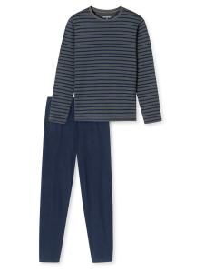 Длинная пижама SCHIESSER Casual Essentials, серый