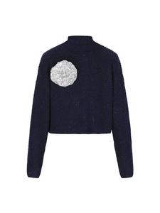 DreiMaster Женский свитер темно-синего цвета