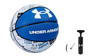 Under Armour Граффити китайский резиновый баскетбольный мяч white blue размер 7 мяч для тренировок unisex