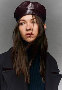 Шапка Bershka BERET, Bordeaux