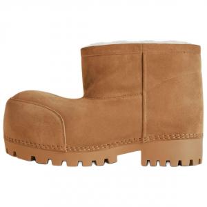 Зимние ботинки женские коричневые Balenciaga