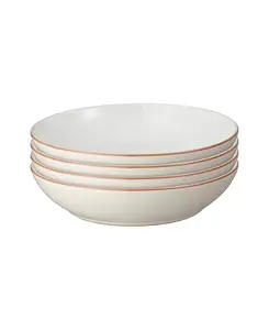 Набор из 4 мисок для пасты Heritage atrium Denby, white