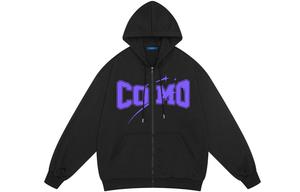 Толстовка унисекс COMOWA, Белый/Фиолетовый