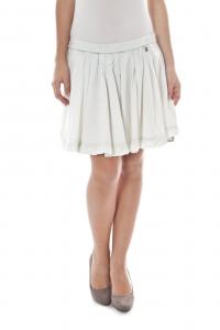 Юбка женская John Galliano короткая в складку, белый