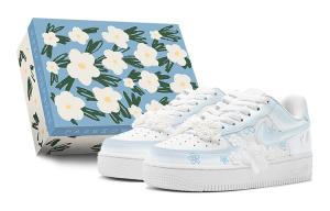 Женские кроссовки для скейтбординга Nike Air Force 1, Sky Blue
