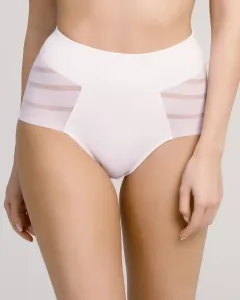 Пояс трусиков среднего контроля из атласной микрофибры с фатином Dim, белый