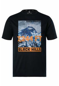 Футболка с принтом JP1880, темно-синий