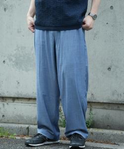 Эксклюзивные зауженные брюки свободного кроя в интернет-магазине Union Station, цвет Light Blue