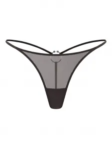 Прозрачные трусы-стринги Dune Zhilyova, коричневый