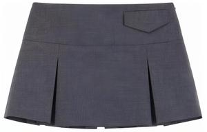 SS24 Повседневные короткие юбки Women's WE11DONE, темно-серый