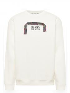 Толстовка Erba белого цвета Carlo Colucci