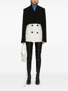 Плиссированные шорты sacai, серый