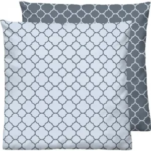 Наволочка Mix & Match - можно комбинировать по своему вкусу Biberna, Rauchblau/Muster