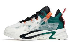 Кроссовки Anta kids Bastard Kids Lifestyle Shoes GS Low-top White/green