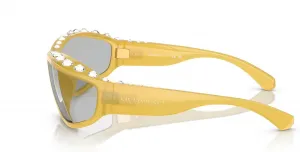 Женские прямоугольные солнцезащитные очки Swarovski SK6009, Opal Light Topaz/Light Grey
