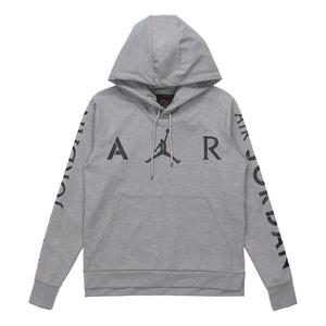 Толстовка Men's Air Jordan Alphabet Logo Gray, серый