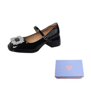 Xingdiman Женские туфли Мэри Джейн черные, цвет Black