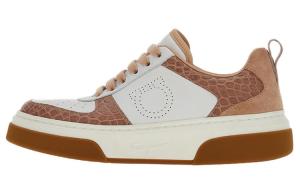 Феррагамо Двухцветные низкие кеды 35mm