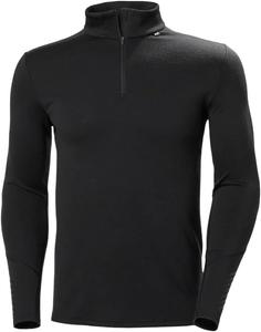 Мужской термобелье Helly-Hansen LIFA Merino Midweight Half Zip с влагоотводящим эффектом Helly Hansen, 990 Black