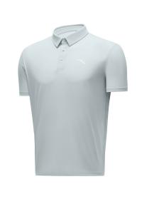 Женская короткая поло ANTA, светло-серый