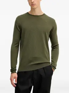 Свитер с круглым вырезом Karl Lagerfeld, зеленый