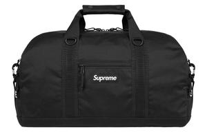 Сумка дорожная Supreme с логотипом, черный