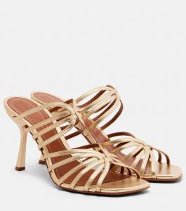 Кожаные мюли Aura 85 Zimmermann, золотой