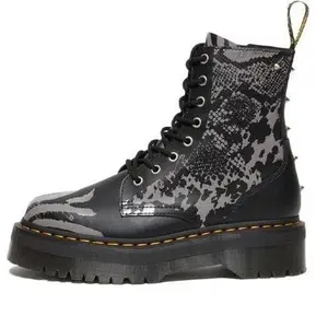 Кроссовки dr.martens jadon boot animal clash leather platforms 'black' Dr. Martens, черный