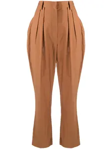 Укороченные брюки Reya Nanushka, коричневый