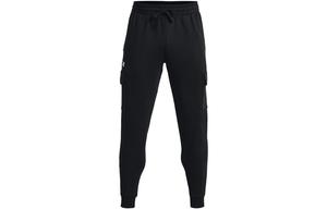 Штаны мужские Rival флисовые трикотажные черные Under Armour, черный