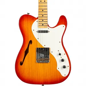 Электрогитара Fender Custom Shop Limited Edition 50s Telecaster Thinline Journeyman Relic в отделке Aged Cherry Sunburst
