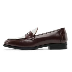 V05 Мужские повседневные туфли с низким верхом, коричневые