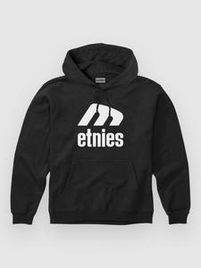 Толстовка Etnies Icon E Kids Hoodie, black/white