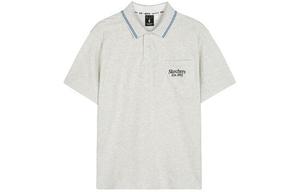 Поло светло-серый меланж Men's Light Heather Skechers, светло-серый