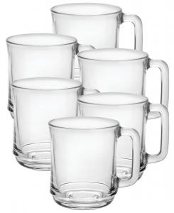 Набор из 6 кружек Lys Stackable Mug - 10 7/8 Oz Duralex, прозрачный