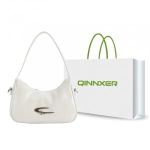 Qingxi Qinnxer Women Shoulder Bag, Серебро