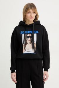 Хлопковая толстовка Patrizia Pepe, черный