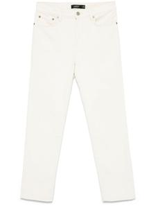 Узкие джинсы с высокой посадкой Lauren Ralph Lauren, нейтральный