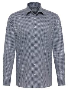 Рубашка MODERN FIT темно-синего цвета Eterna