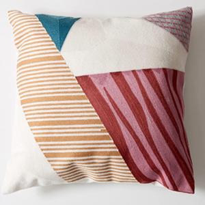 ZUIAI Чехол для подушки с цветочным принтом в горошек