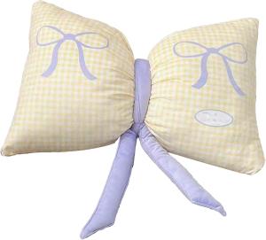 NICO×ASH Подушка NICO×ASH с бантом желтая Yellow