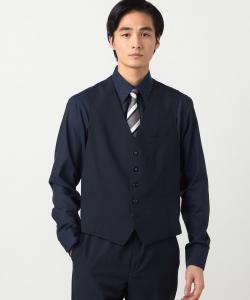 Тропический жилет из полиэстеровой шерсти Comme Ca Ism, цвет Navy