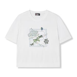 FILA Футболка женская стандартная белая