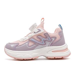 Противоскользящие, легкие, амортизирующие и дышащие повседневные кроссовки для детей WARRIOR, белый/красный/черный