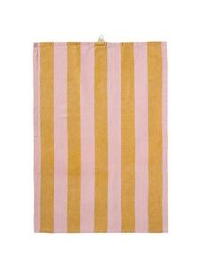 IB Laursen Кухонное полотенце IB Laursen LINUS в широкую полоску, горчично-светло-розовый цвет