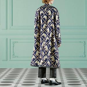 Пальто мужское синее Gucci, синий