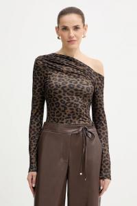 Лонгслив ALBA с длинным рукавом Guess, коричневый